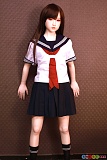 My Loli Waifu 138cm AAカップ 陽葵 ラブドール、セーラー服の正面立ち姿