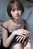エロドール 夢涵 172cm Cカップ MMXDOLL、膝に手を重ねた顔アップ