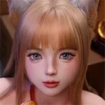 CPDOLL ラブドール 153cm Bカップ C2ヘッド かわいい猫耳美少女 きなこコスプレ セックスドール リアル皮膚付き 宣伝写真はナチュラル肌 手作り眼球