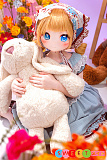 小柄 リアルドール アニメ風 貧乳 萌え系 愛らしい女の子 PVCヘッド+TPE製ボディ JSL DOLL 120cm AAカップ 瑶禾