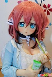 M17 Aotume Doll ラブドール 155cm Fカップ、菓子箱とスティックを持つ上半身姿