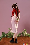 アリス Mini Doll アダルトドール 68cm 巨乳、編み髪と花束を見せる背面立像