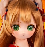 JSL DOLL アニメドール 可愛い猫耳美少女 黄豆粉 120cm AAカップ 貧乳 PVCヘッド+TPE製ボディ 宣材写真の衣装付き
