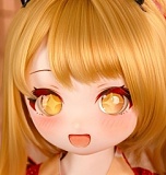 JSL DOLL アニメドール 可愛い猫耳美少女 黄豆粉 120cm AAカップ 貧乳 PVCヘッド+TPE製ボディ 宣材写真の衣装付き