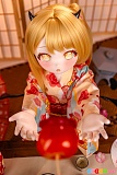 120cm AAカップ JSLDOLL エロドール 小伊、丸口表情で両手を差し出す俯瞰姿