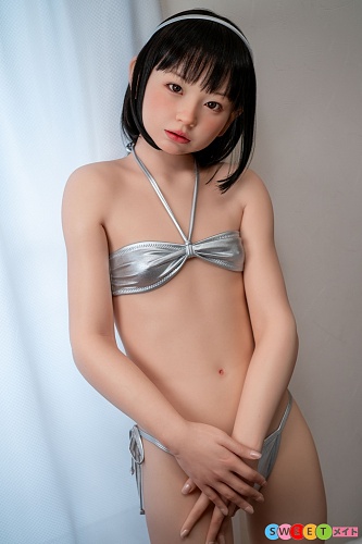 J-cute 貧乳 ラブドール AGD32 萊（らい）ヘッド 149cm シルバービキニ×黒髪ボブ美少女 軽量 かわいい シリコン製 等身大 リアルドール 高級 シリコン製 ROS機能付き