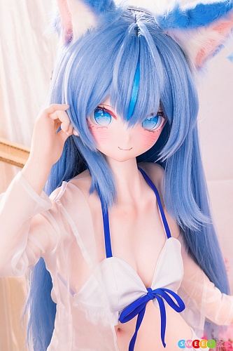 XYGO(許願谷) アニメドール 141cm Cカップ R04 秦泊夜 澄んだ青い瞳のケモ耳Vtuber ラブドール 普乳 シリコンヘッド+TPE製ボディ