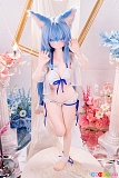 全身を映った片足立つ水着姿 XYGO(許願谷) 141cm 秦泊夜 アニメ調 
