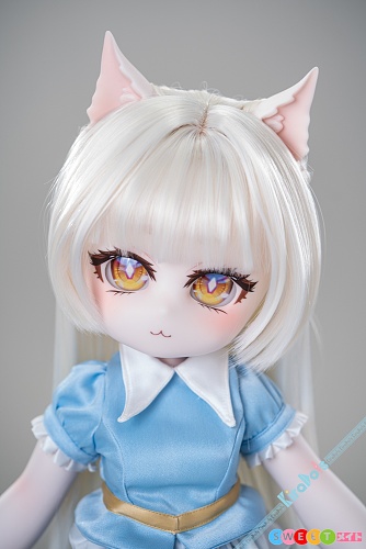 Kiradols #AW301 奇娜(きな) 50cm 1/3 アリス風青衣装の猫娘 ケモノ四肢 ぷにぷに感 ケモノラブドール フルシリコン製 エロフィギュア