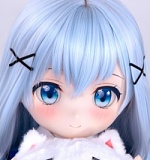 JSL DOLL アニメドール 120cm Aカップ 大肥魚メイク② 萌え系美少女 小柄 ラブドール 貧乳 PVCヘッド+TPE製ボディ