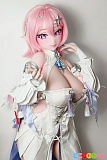 Elsababe AHRC009 愛原空美 163cm 巨乳 アニメドール、片手を差し出した白い幻想衣装の立ち姿