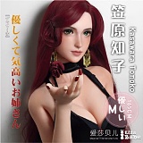 ElsaBabe AHRC033 白井美野 157cm 嫌そうな表情×淡い緑髪姿美少女 アニメドール 巨乳 フルシリコン製 エロフィギュア