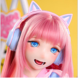 Kiradols 155cm Bカップ #KH010 凛 アニメドール クーデレ系×ゴシックコーデ風美少女 フルシリコン製 エロフィギュア