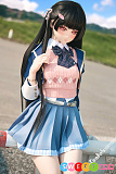 アニメドール 等身大 黒髪の制服美少女 フィギュア 高級 シリコン製 Kiradols 155cm Bカップ #KH009 Celestia