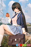 アニメ風 リアル人形 等身大 かわいい制服美少女 シリコン製 高級 フィギュア Kiradols 155cm Bカップ #KH009 Celestia
