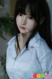 シリコン製 高級 ラブドール 巨乳 清楚系黒髪の美少女 セックス人形 WTDOLL 161cm Dカップ S12 夏沫语ヘッド