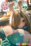 アニメ風 セックスドール エロイ爆乳の姉さん コスプレ風 手描きメイク ビニール製ヘッド+S-TPE製ボディ 羊角社doll 155cm 明日奈