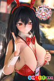 アニメドール 色っぽい 爆乳のバニーガール ラブドール 手描きメイク ビニール製ヘッド+S-TPE製ボディ 羊角社doll 155cm 白凤