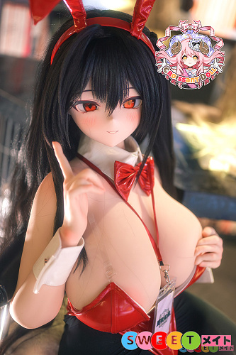 羊角社doll アニメドール 155cm 大凤 色っぽい 爆乳のバニーガール ラブドール 手描きメイク ビニール製ヘッド+S-TPE製ボディ 衣装付き