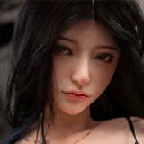 蛍火日記 Maxシリーズ 153cm Aカップ 三目 メイク① テニススタイルの美少女ラブドール リアル皮膚付き シリコン製 宣伝写真は口開閉機能付きの硬めシリコンヘッド