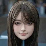 蛍火日記 Maxシリーズ 153cm Aカップ 三目 メイク① テニススタイルの美少女ラブドール リアル皮膚付き シリコン製 宣伝写真は口開閉機能付きの硬めシリコンヘッド