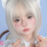 蛍火日記 Maxシリーズ 153cm Aカップ 三目 メイク① テニススタイルの美少女ラブドール リアル皮膚付き シリコン製 宣伝写真は口開閉機能付きの硬めシリコンヘッド