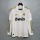 11-12 Real Madrid Home Long Sleeve Retro Jersey/11-12 皇马主场长袖