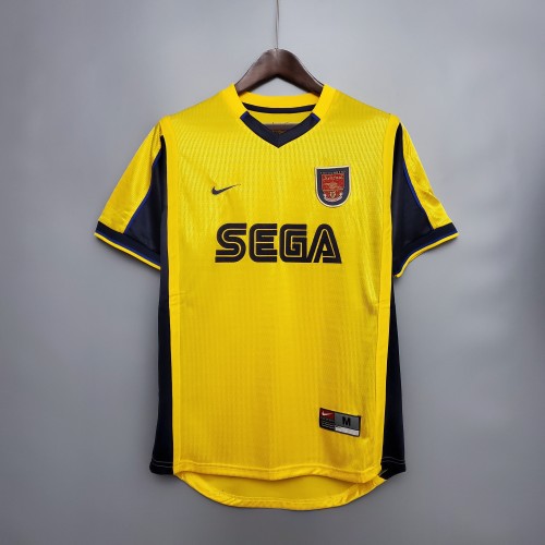 99-00 Arsenal Away Retro Jersey/99-00阿森纳客场