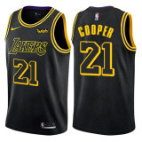 Lakers Mamba Black Hot Pressed Jersey/NBA 湖人队黑曼巴24号bryant