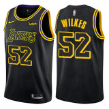 Lakers Mamba Black Hot Pressed Jersey/NBA 湖人队黑曼巴24号bryant