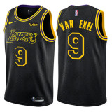 Lakers Mamba Black Hot Pressed Jersey/NBA 湖人队黑曼巴24号bryant