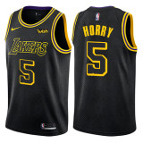 Lakers Mamba Black Hot Pressed Jersey/NBA 湖人队黑曼巴24号bryant