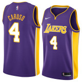 Lakers Violet V-Neck Hot Pressed Jersey