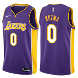 Lakers Violet V-Neck Hot Pressed Jersey