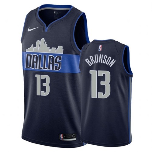 Dallas Mavericks Dark Blue Hot Pressed Jersey