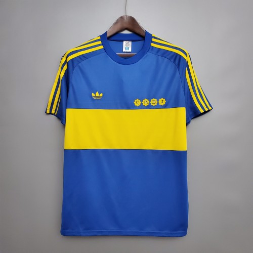 1981 Boca Juniors Home Retro Jersey/1981 博卡主场
