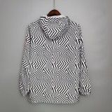 2122 Windbreaker Manchester United  Black and White Stripes S-XXL
