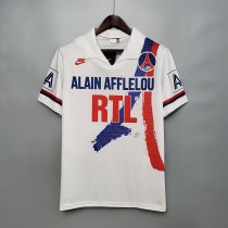 90-91 PSG White Retro Jersey/90-91PSG白色复古