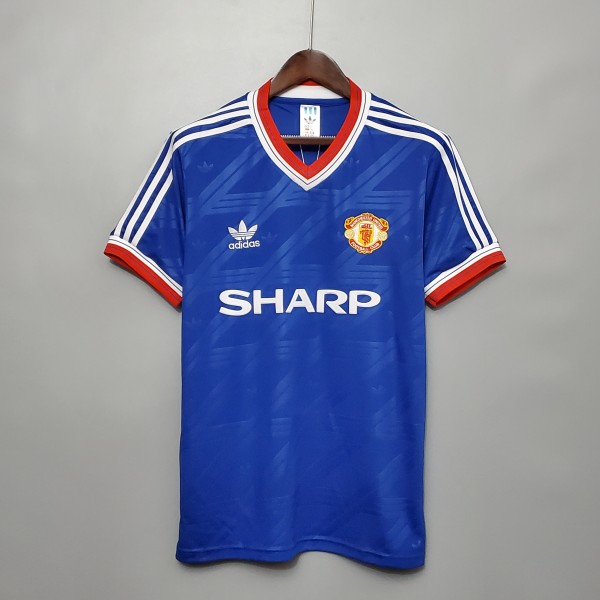 1986-88 Manchester United Third Retro Jersey/86-88 曼联第二客场