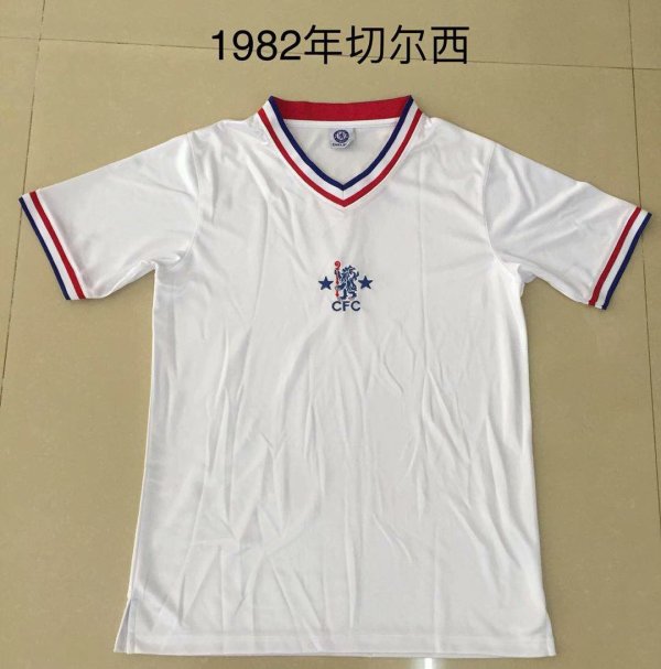 1982 Chelsea White Retro Jersey/1982切尔西白色