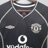 00-02 Manchester United Black Retro Jersey/00-02曼联黑色