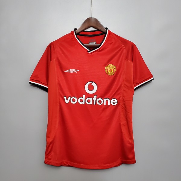 00-01 Manchester United Home Retro Jersey/00-01曼联主场