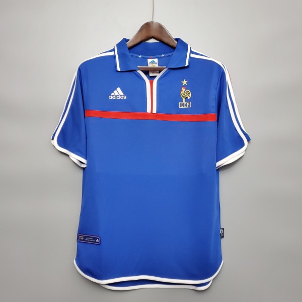2000 France Home Retro Jersey/2000法国主场