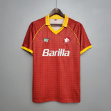 90-91 Roma Home Retro Jersey/90-91 罗马 主场