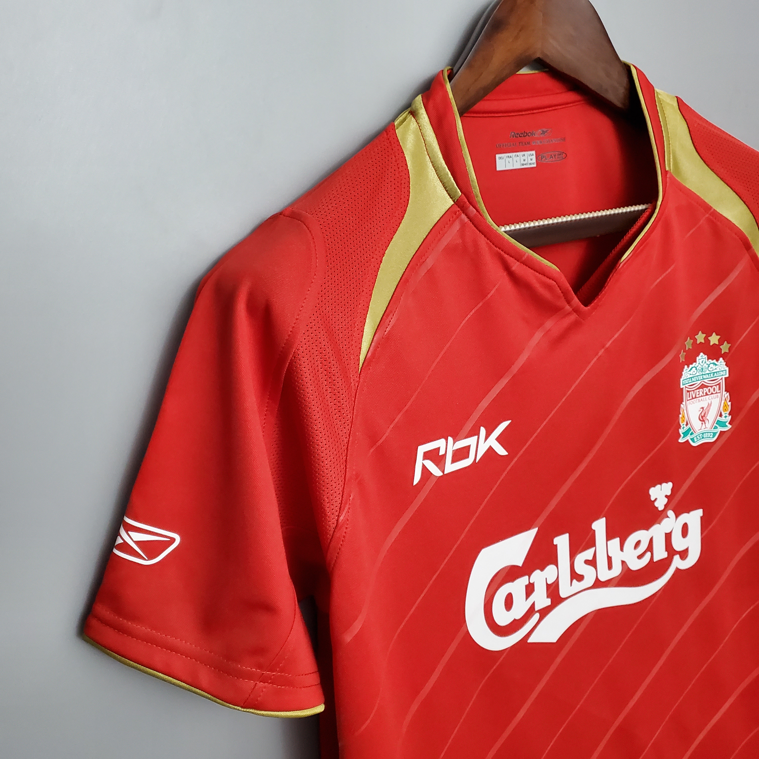 リバプール公式◎LFC Mens Retro 2005 レトロユニフォーム Liverpool FC 2005 Retro Shirt – Fútbol Club Vintage