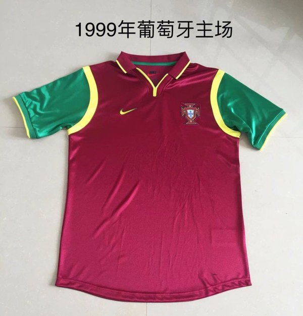 1999 Portugal Home Retro Jersey/1999 葡萄牙主场