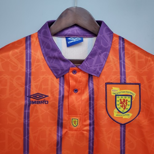 1994 Scotland Away Retro Jersey/1994 苏格兰客场