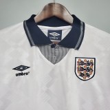 1990 England Home Retro Jersey/1990 英格兰主场