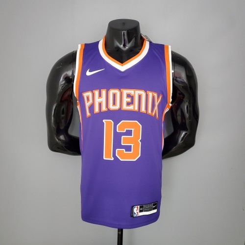 NASH#13 Phoenix Suns Purple NBA Jersey S-XXL