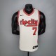 ROY#7 Portland Trail Blazers Beige NBA Jersey S-XXL